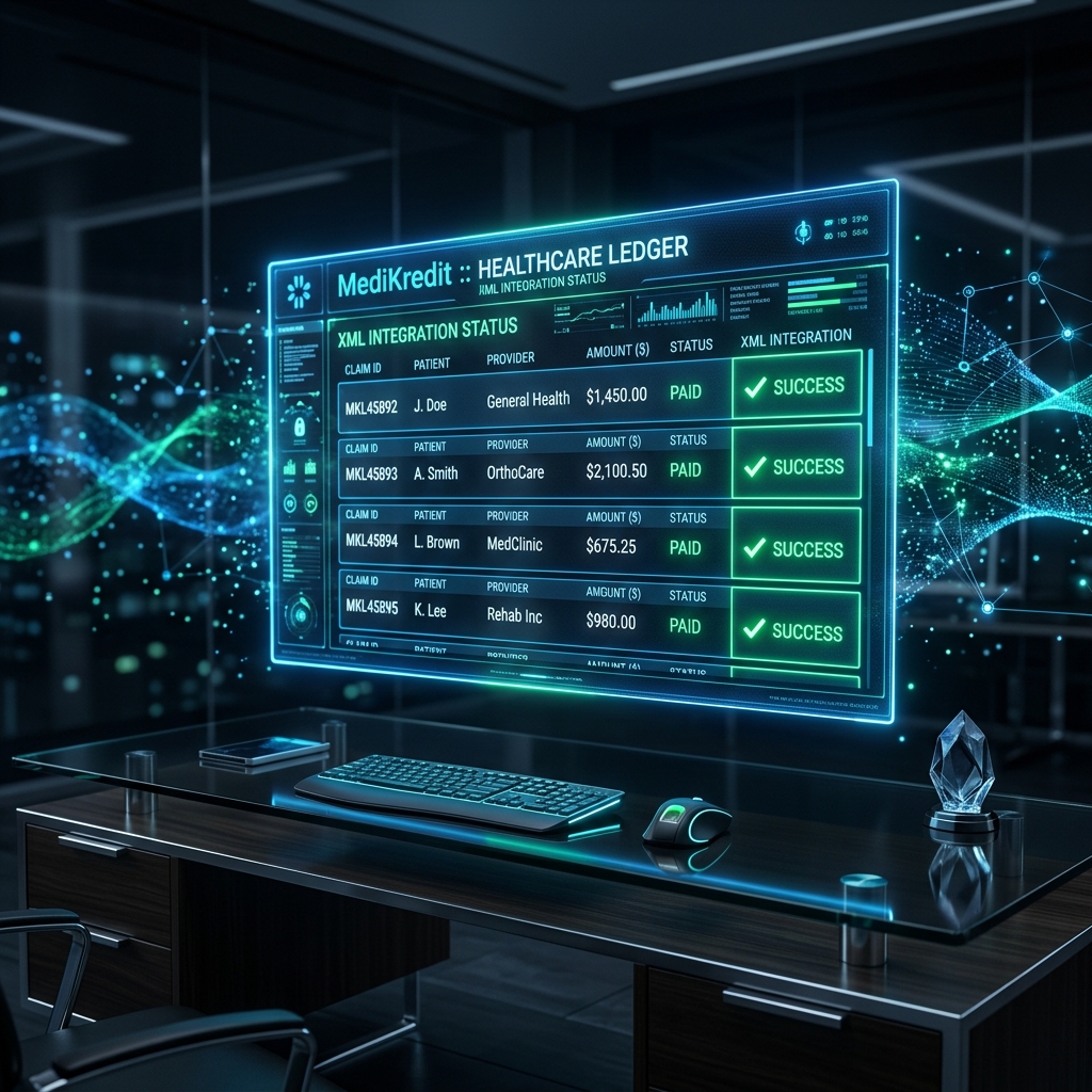 Futuristic Financial Ledger